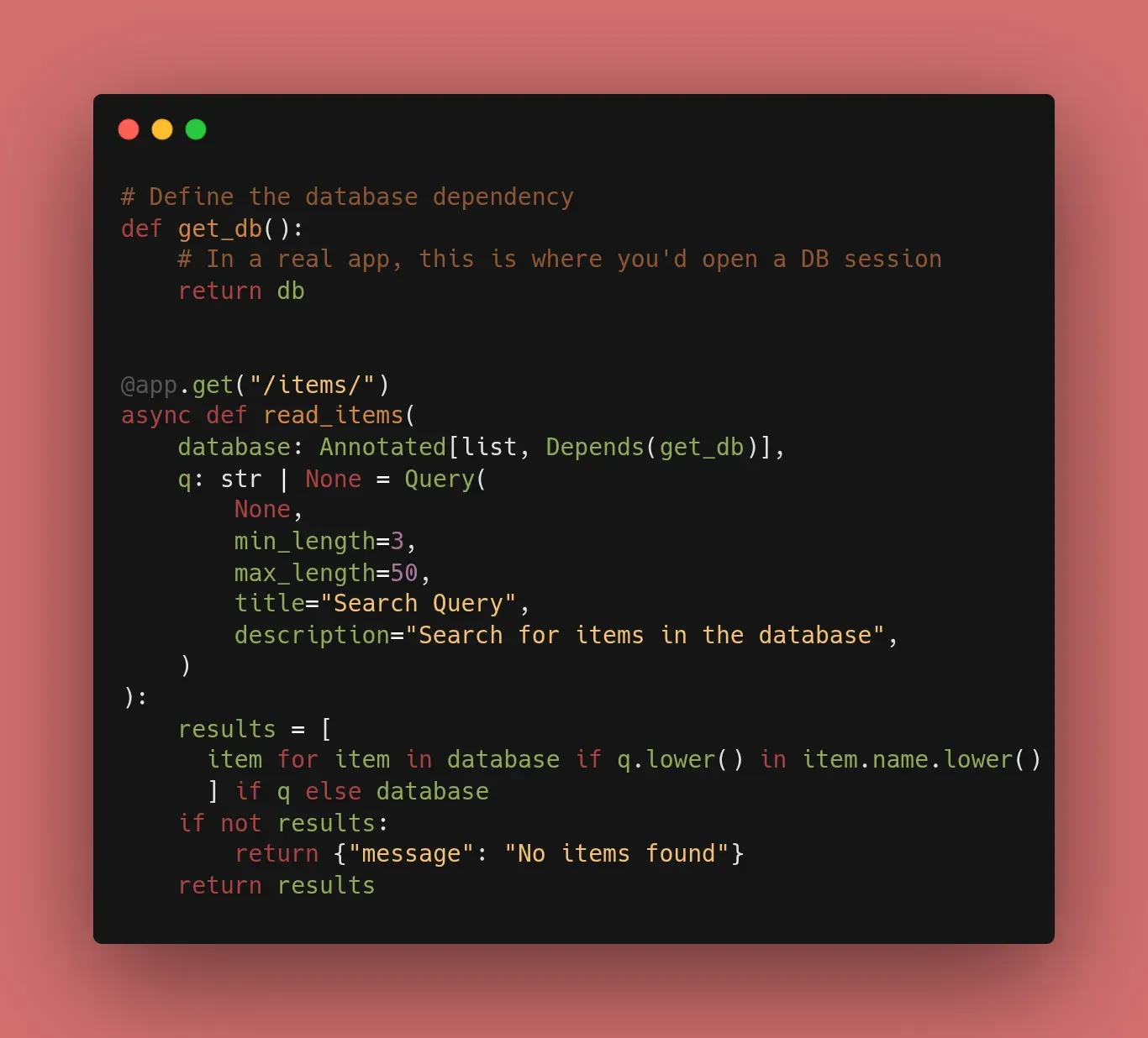 Depends Code